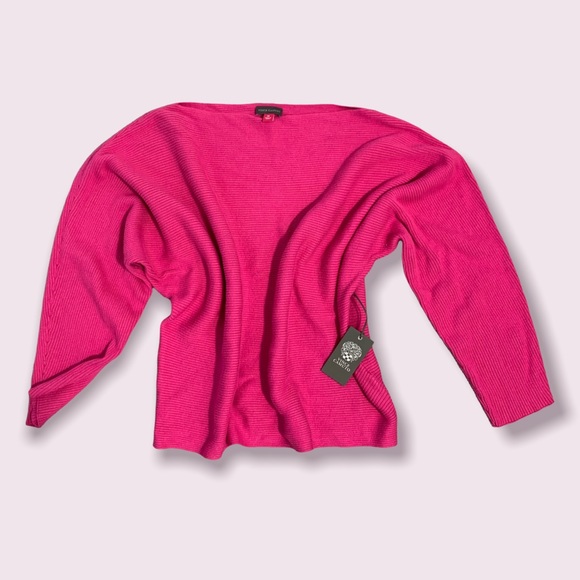 NWT Vince Camuto C3450245 Pink Sweater size Medium Oversized - Picture 2 of 8